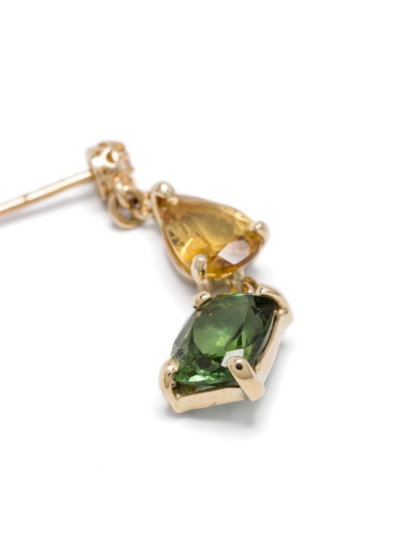 14kt Yellow Gold Diamond Earring