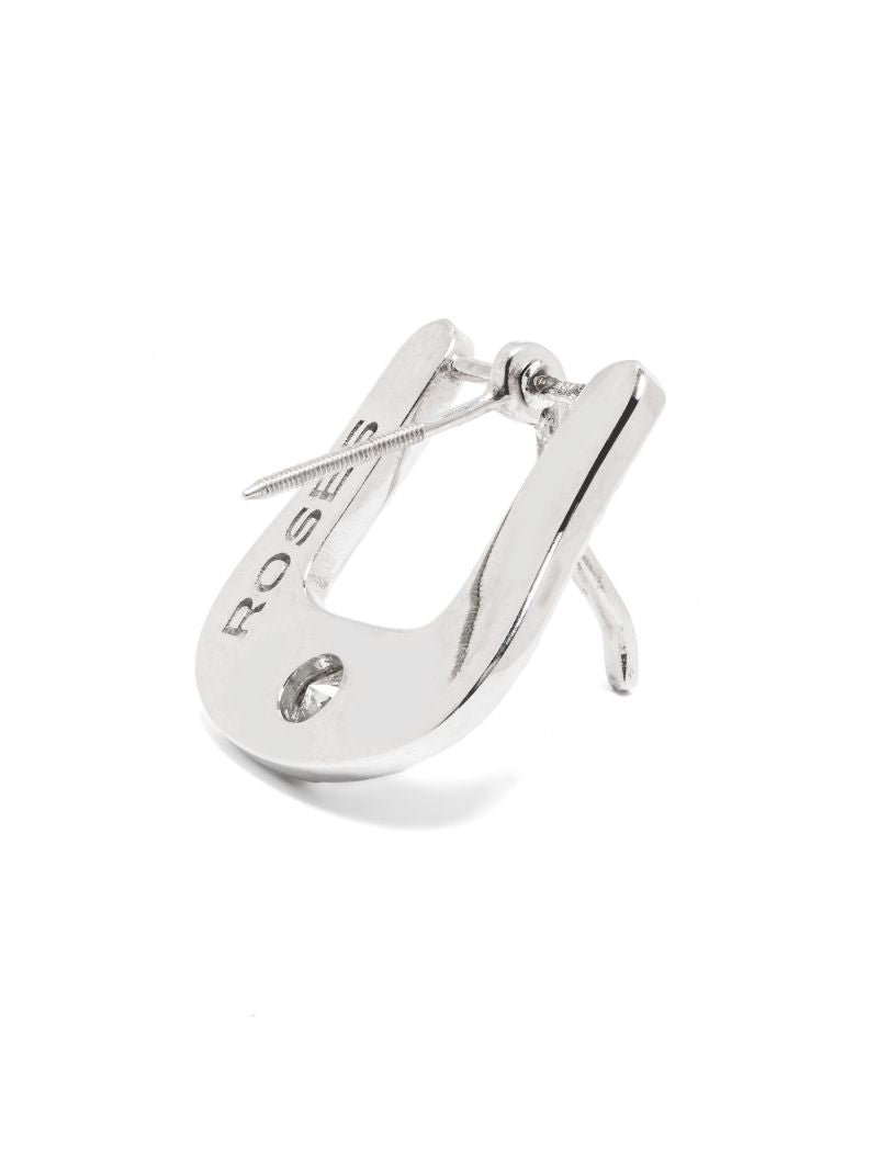 14k White Gold Diamond Drop Earrings