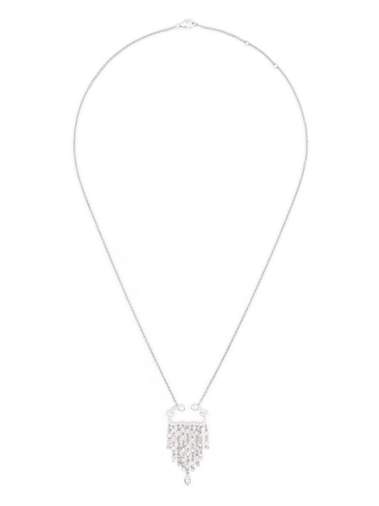 18kt White Gold Scorpio Diamond Necklace