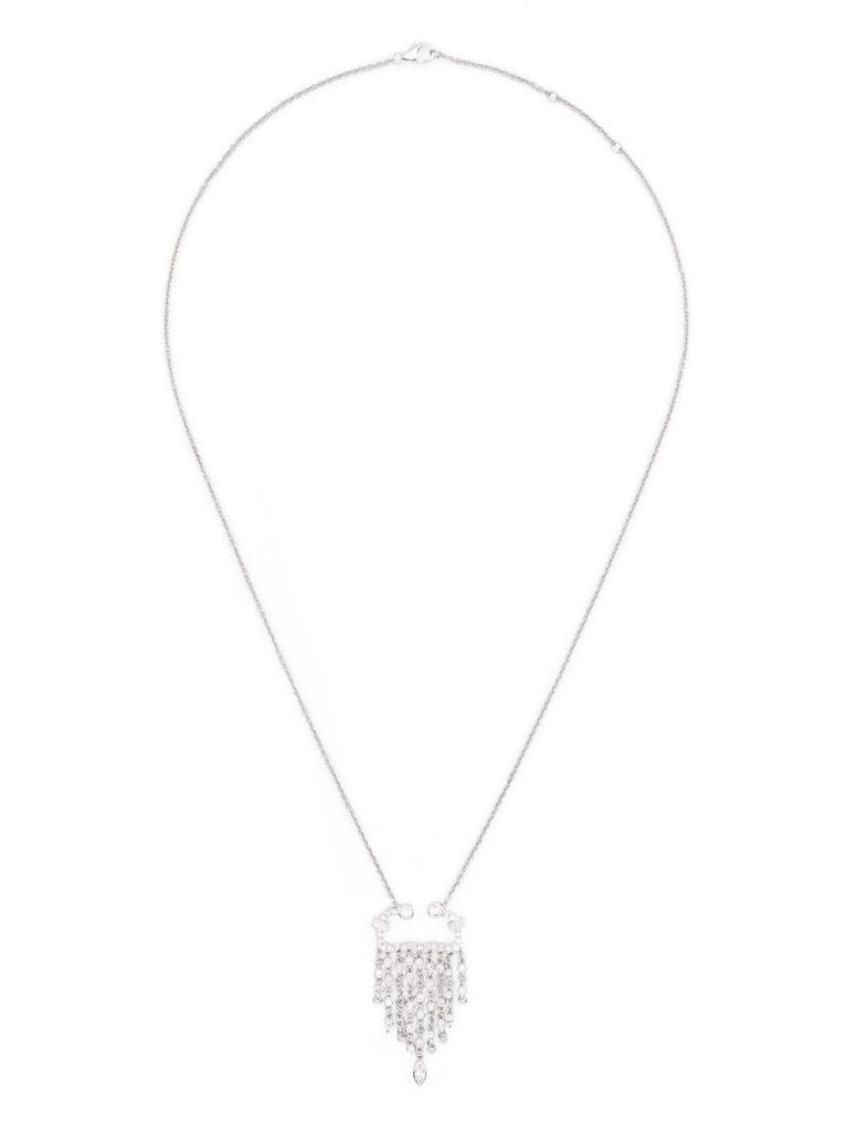 18kt White Gold Scorpio Diamond Necklace