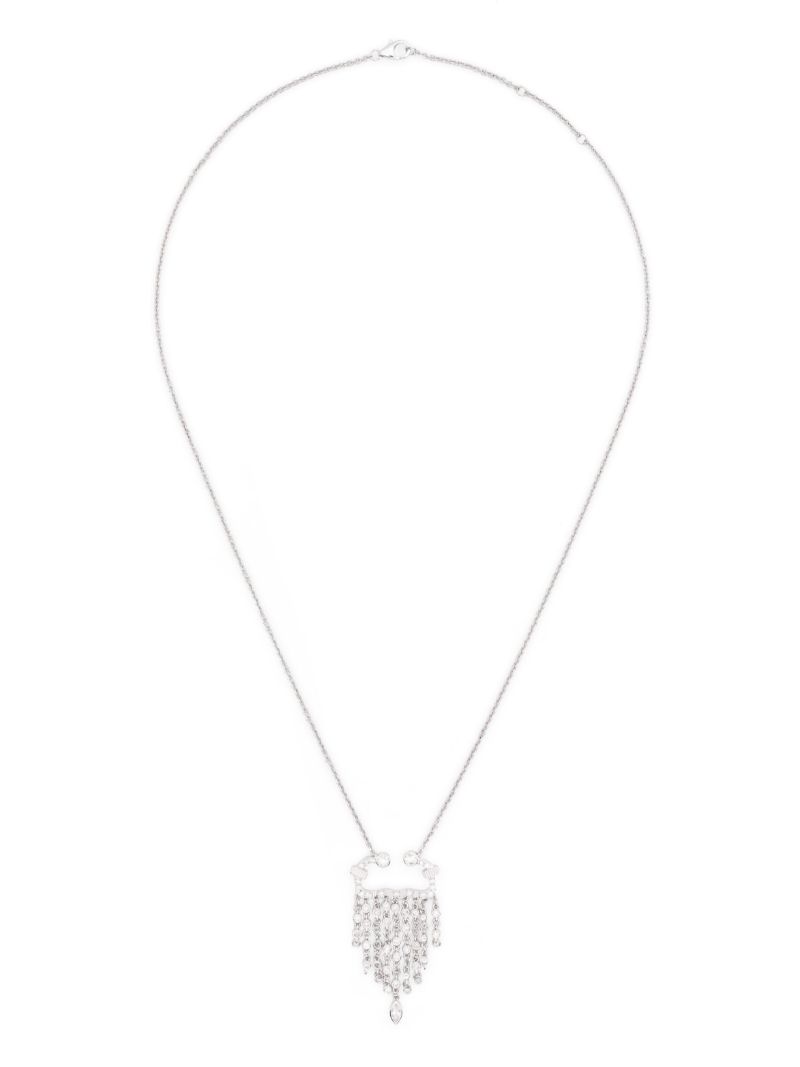 18kt White Gold Scorpio Diamond Necklace