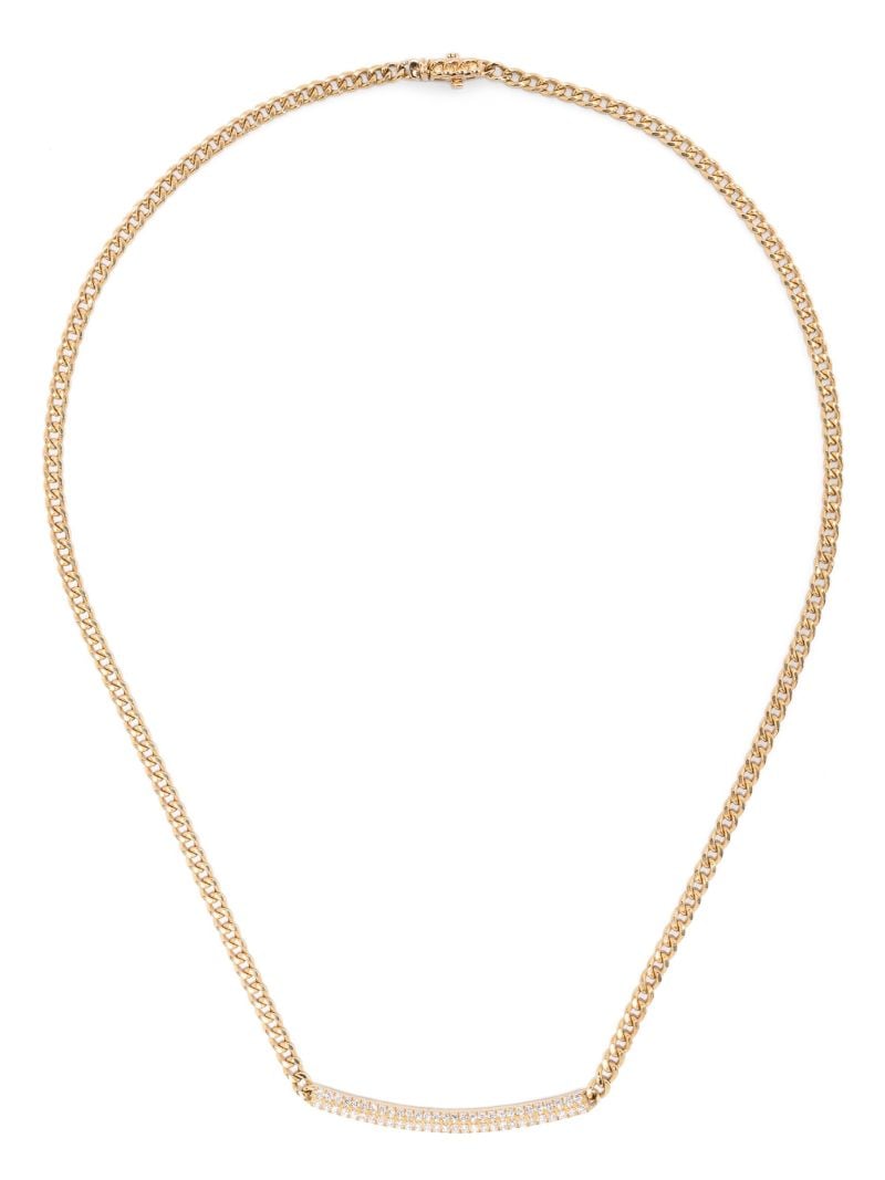 14k Yellow Gold Sylvie Rose Diamond Necklace