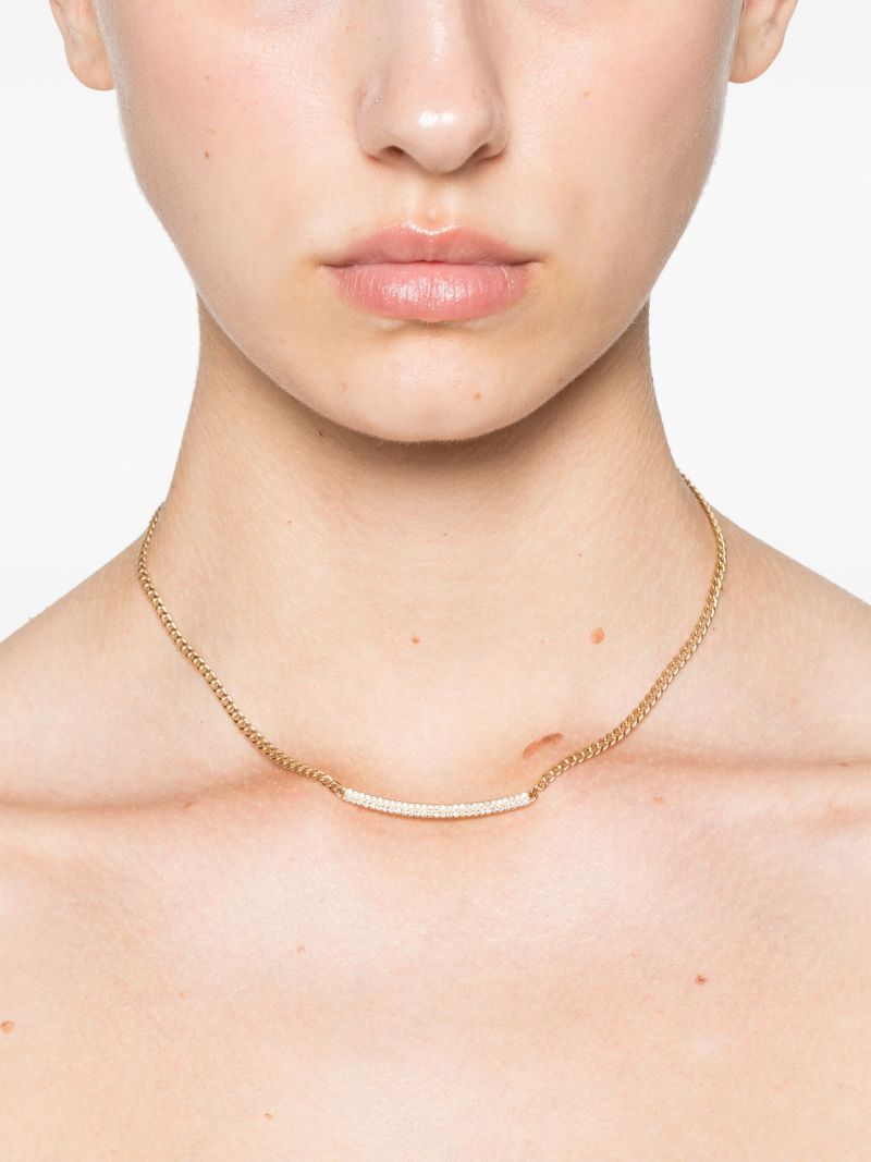 14k Yellow Gold Sylvie Rose Diamond Necklace