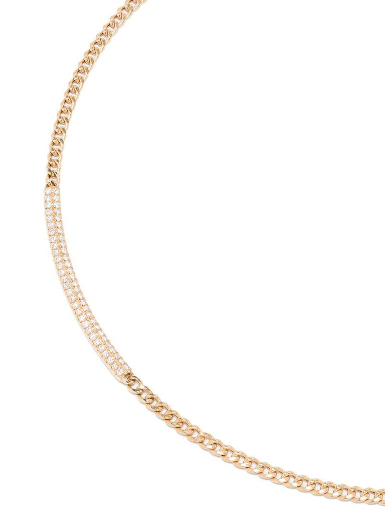 14k Yellow Gold Sylvie Rose Diamond Necklace