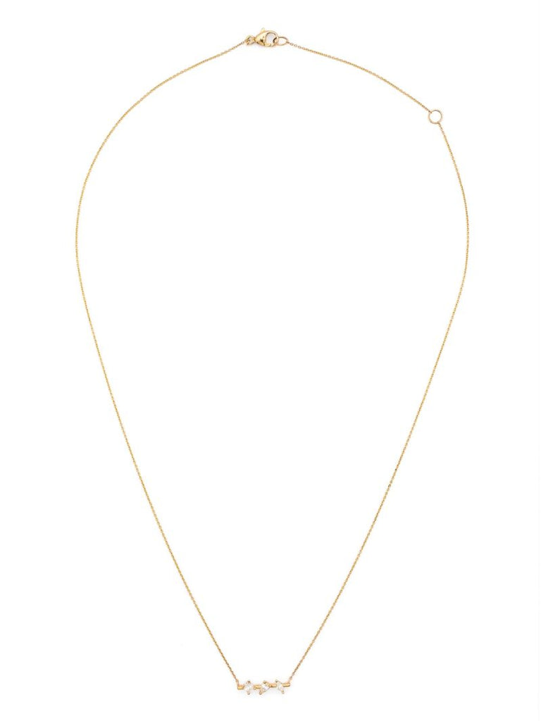 14k Yellow Gold Alexa Jordyn Diamond Necklace