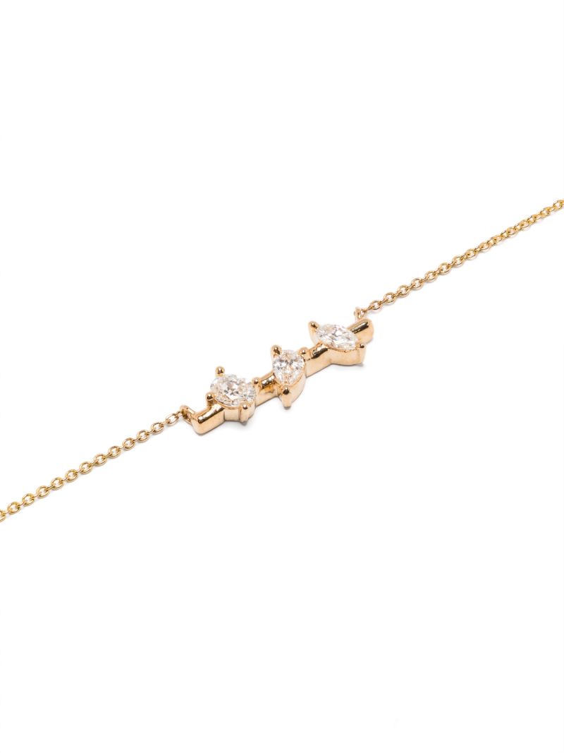14k Yellow Gold Alexa Jordyn Diamond Necklace