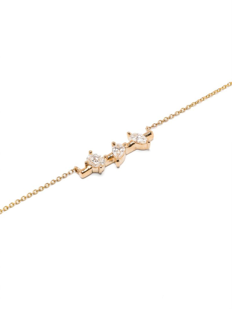 14k Yellow Gold Alexa Jordyn Diamond Necklace