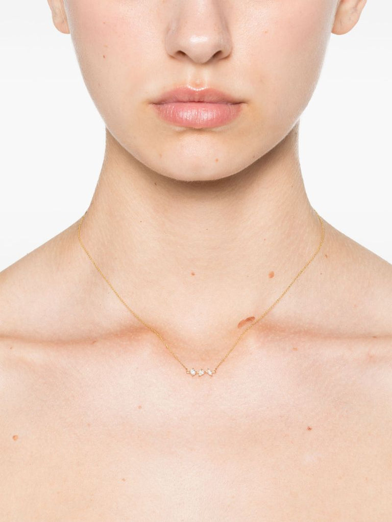 14k Yellow Gold Alexa Jordyn Diamond Necklace