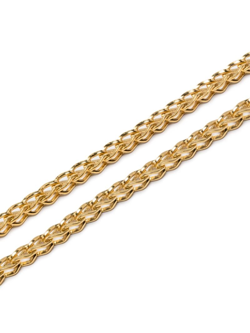 22k Yellow Gold Solo Loop-in-loop Diamond Necklace