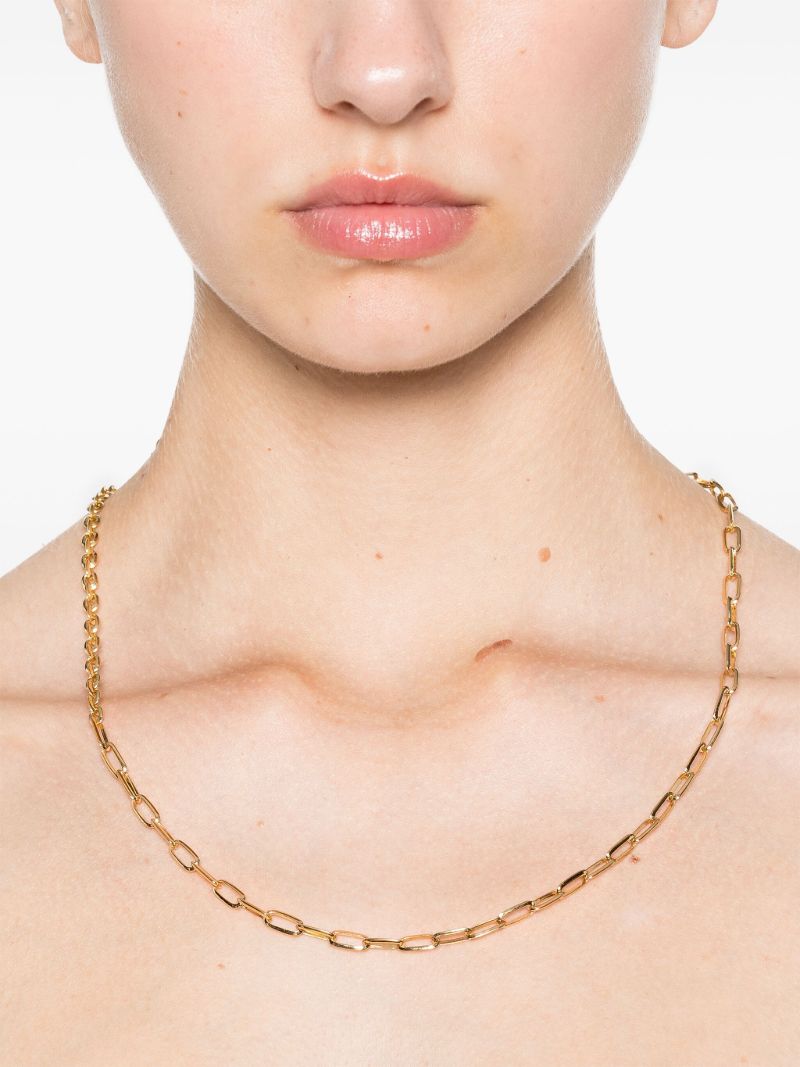 18k Yellow Gold Hubby Knife Edge Necklace