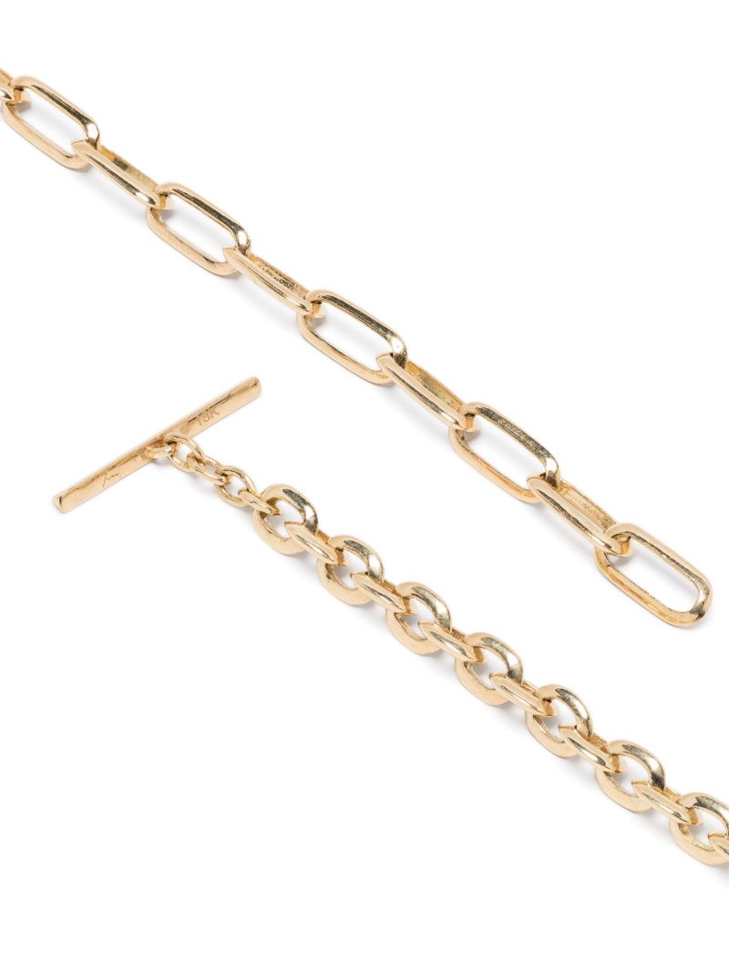 18k Yellow Gold Hubby Knife Edge Necklace