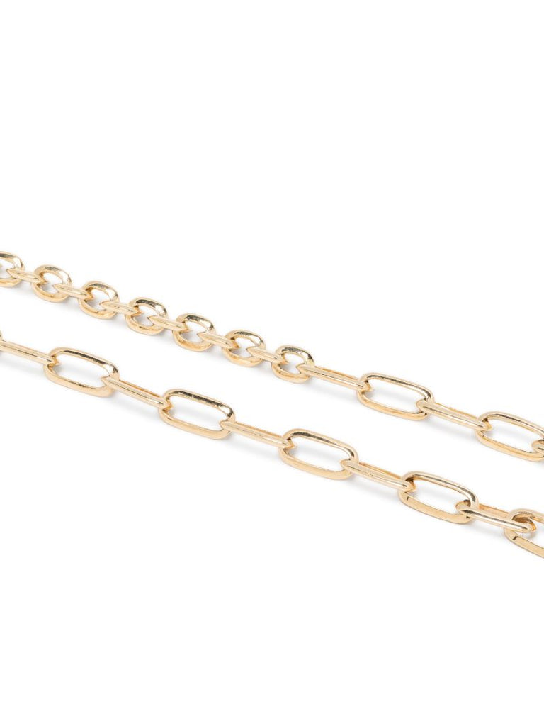 18k Yellow Gold Hubby Knife Edge Necklace