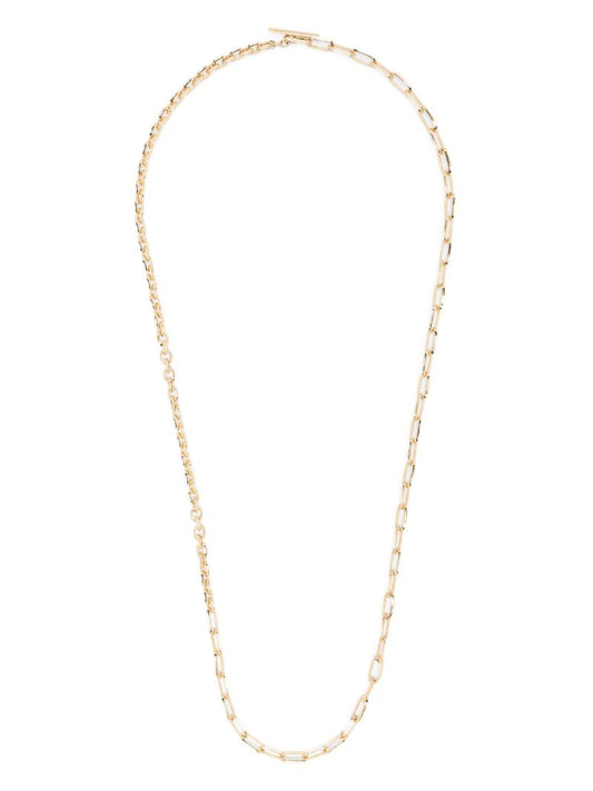 18k Yellow Gold Hubby Knife Edge Necklace