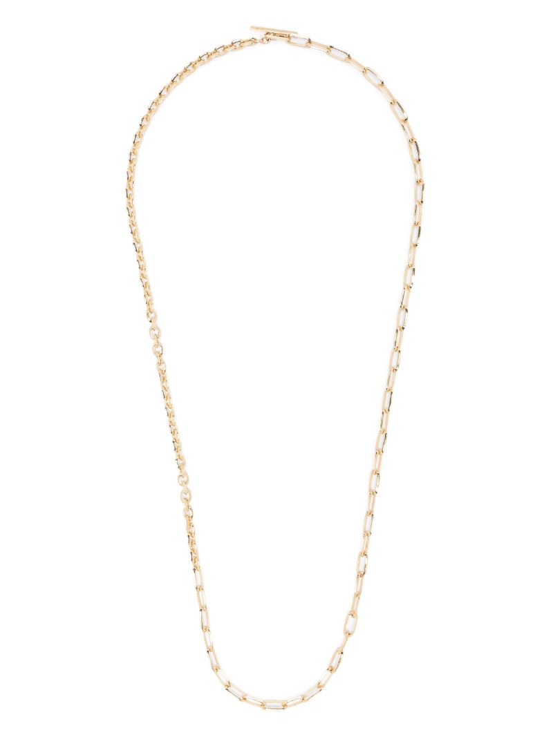 18k Yellow Gold Hubby Knife Edge Necklace