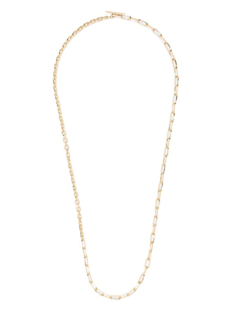 18k Yellow Gold Hubby Knife Edge Necklace