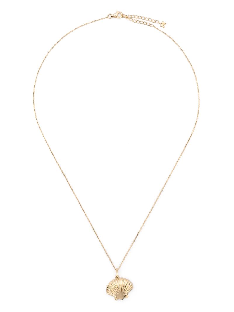 14k Yellow Gold Shell Necklace