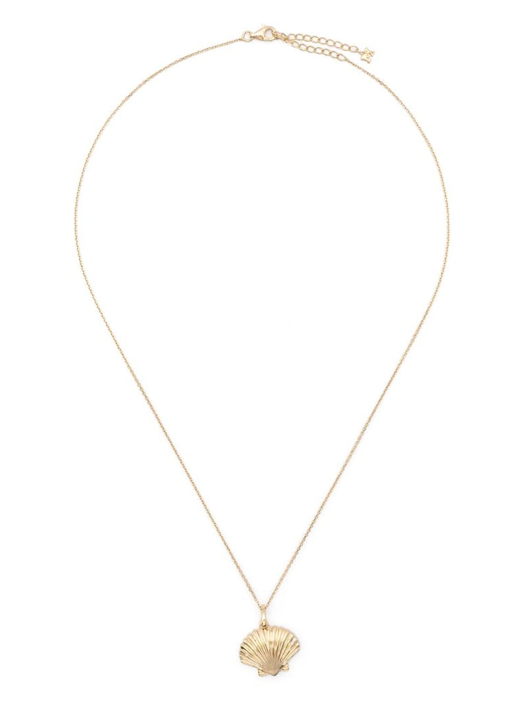 14k Yellow Gold Shell Necklace