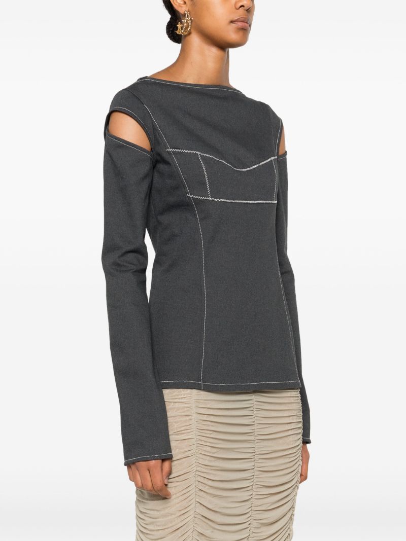 Cold-shoulder Top