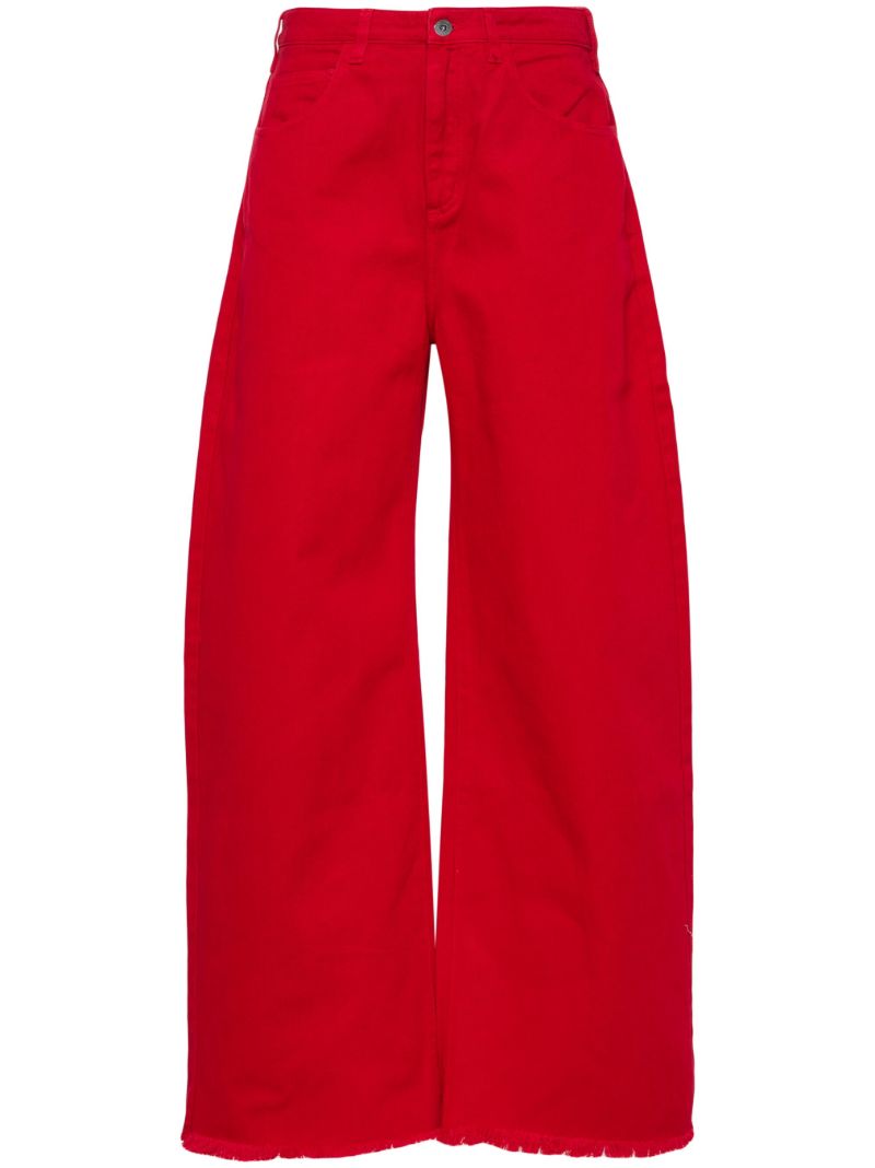 Red Wide-leg Jeans