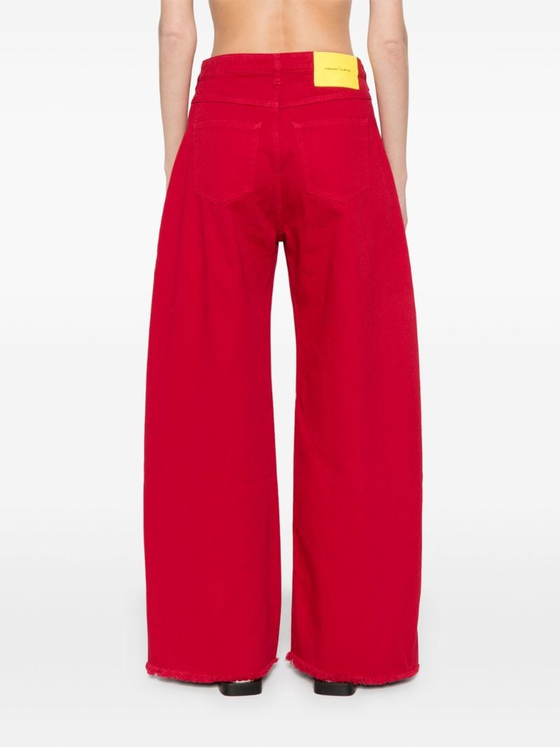 Red Wide-leg Jeans
