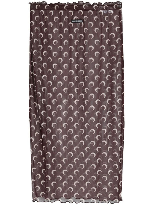 Crescent Moon Sheer Skirt