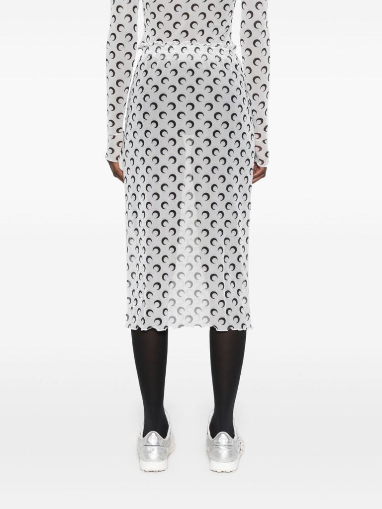 Crescent Moon Sheer Skirt