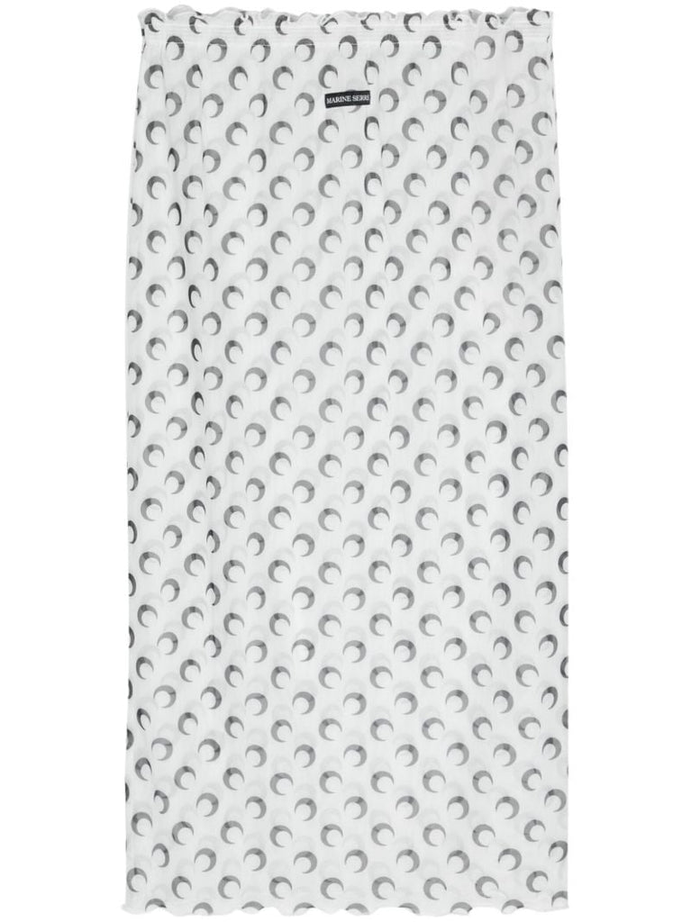 Crescent Moon Sheer Skirt