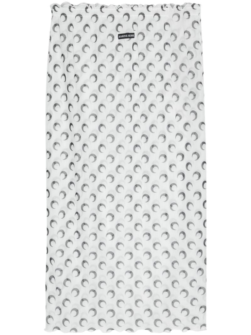 Crescent Moon Sheer Skirt