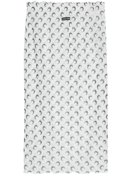 Crescent Moon Sheer Skirt