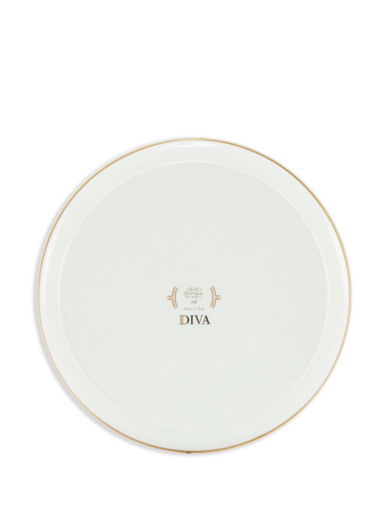Blue Diva Porcelain Round Tray