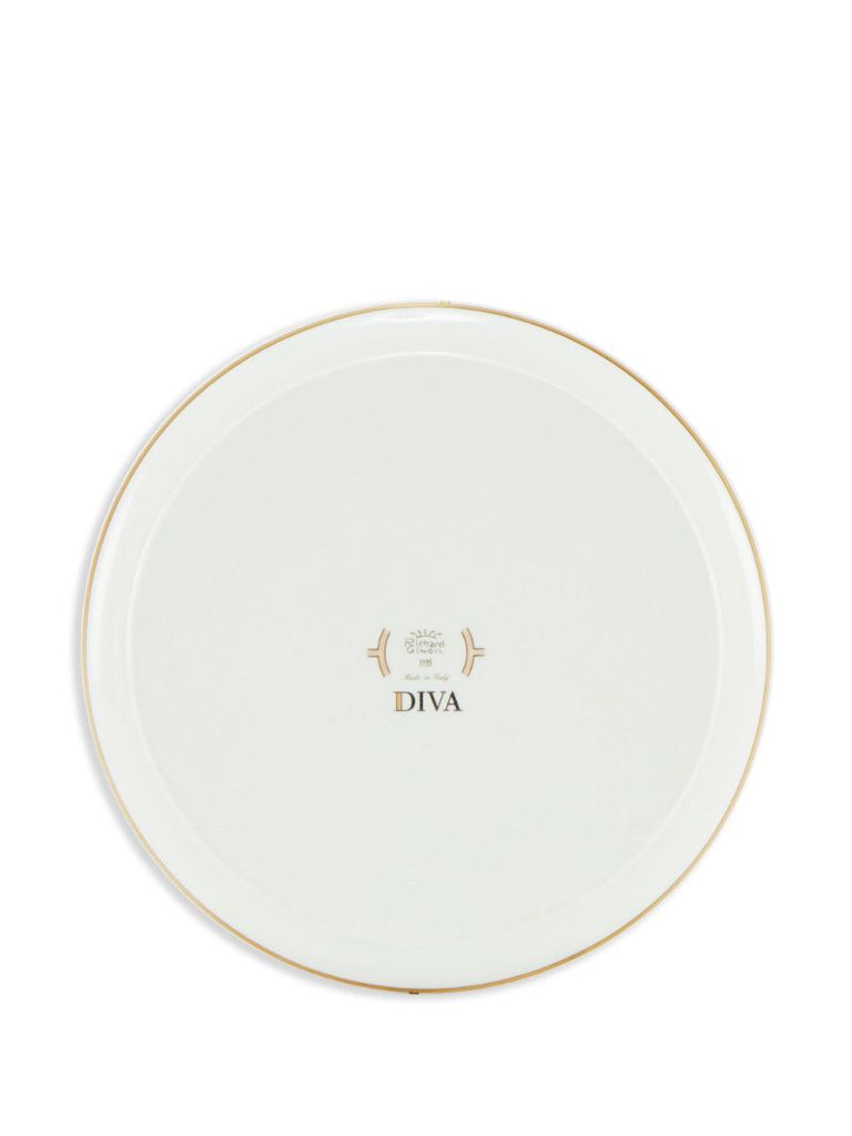 Blue Diva Porcelain Round Tray