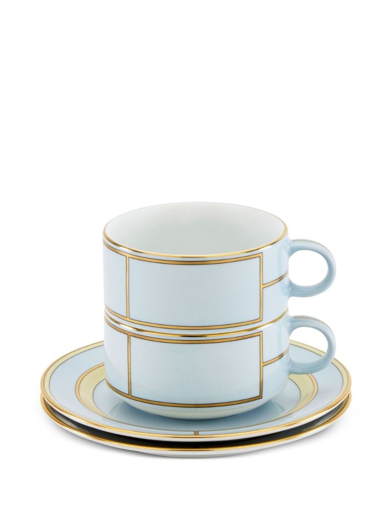 Blue Diva Porcelain Tea Set