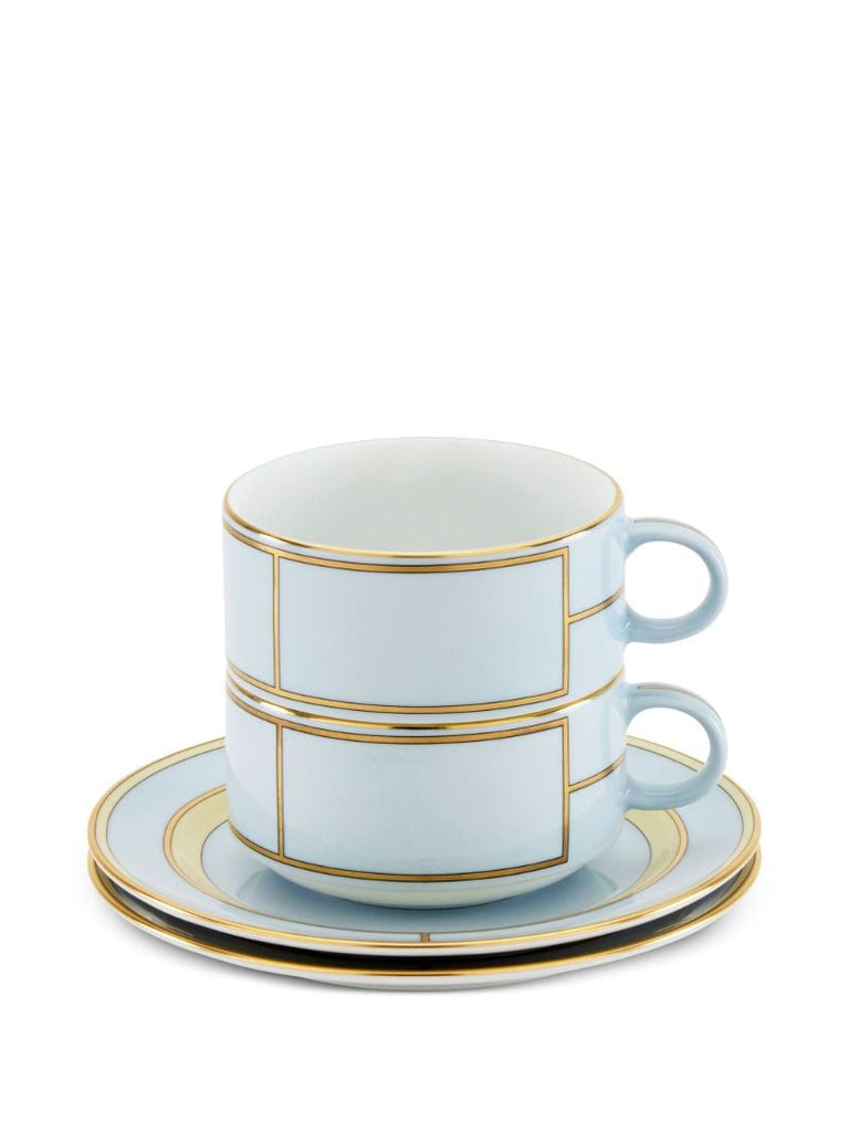 Blue Diva Porcelain Tea Set