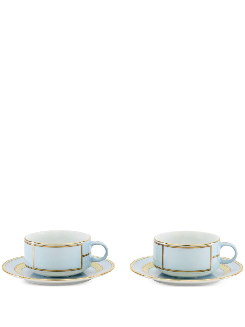 Blue Diva Porcelain Tea Set