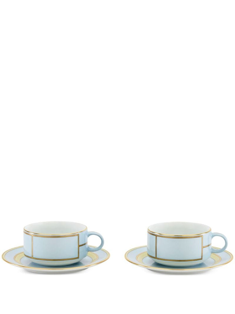 Blue Diva Porcelain Tea Set
