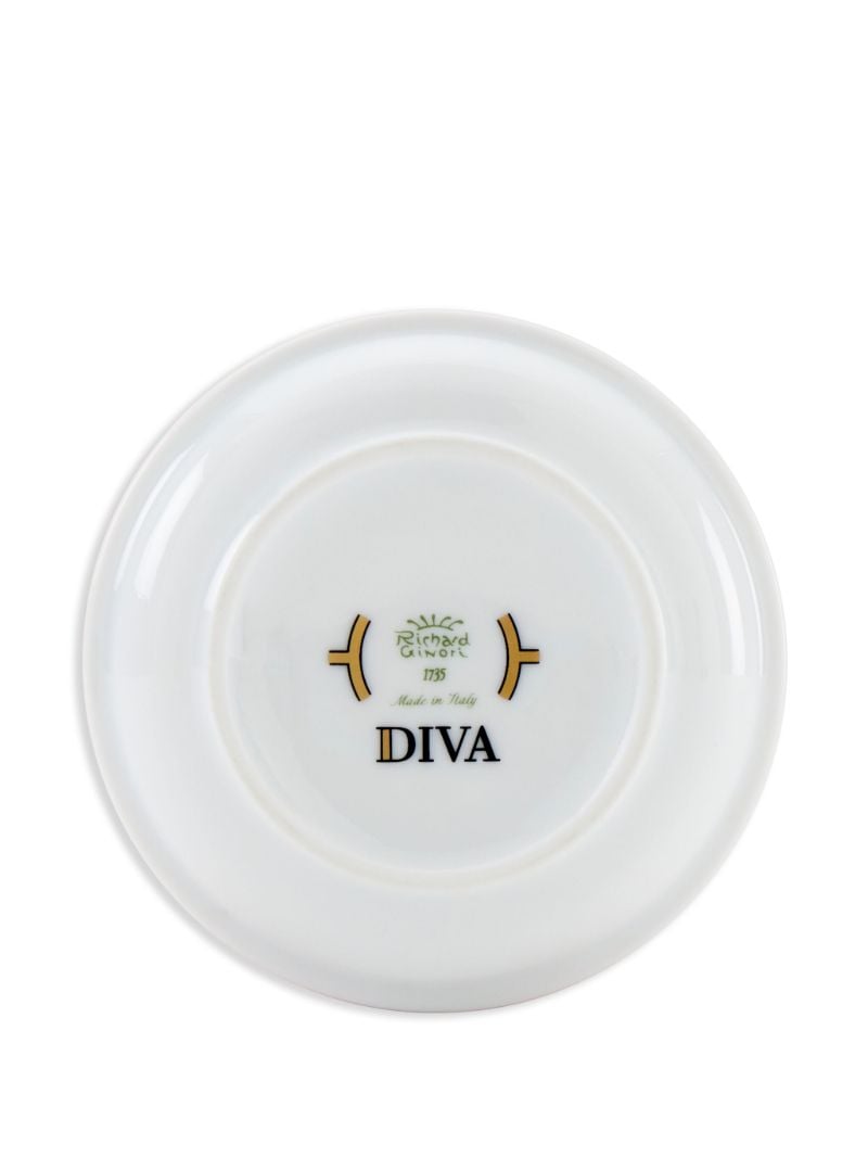 Yellow Diva Porcelain Sugar Bowl