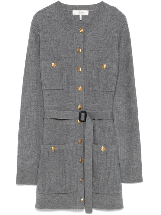 Wool Long Cardigan