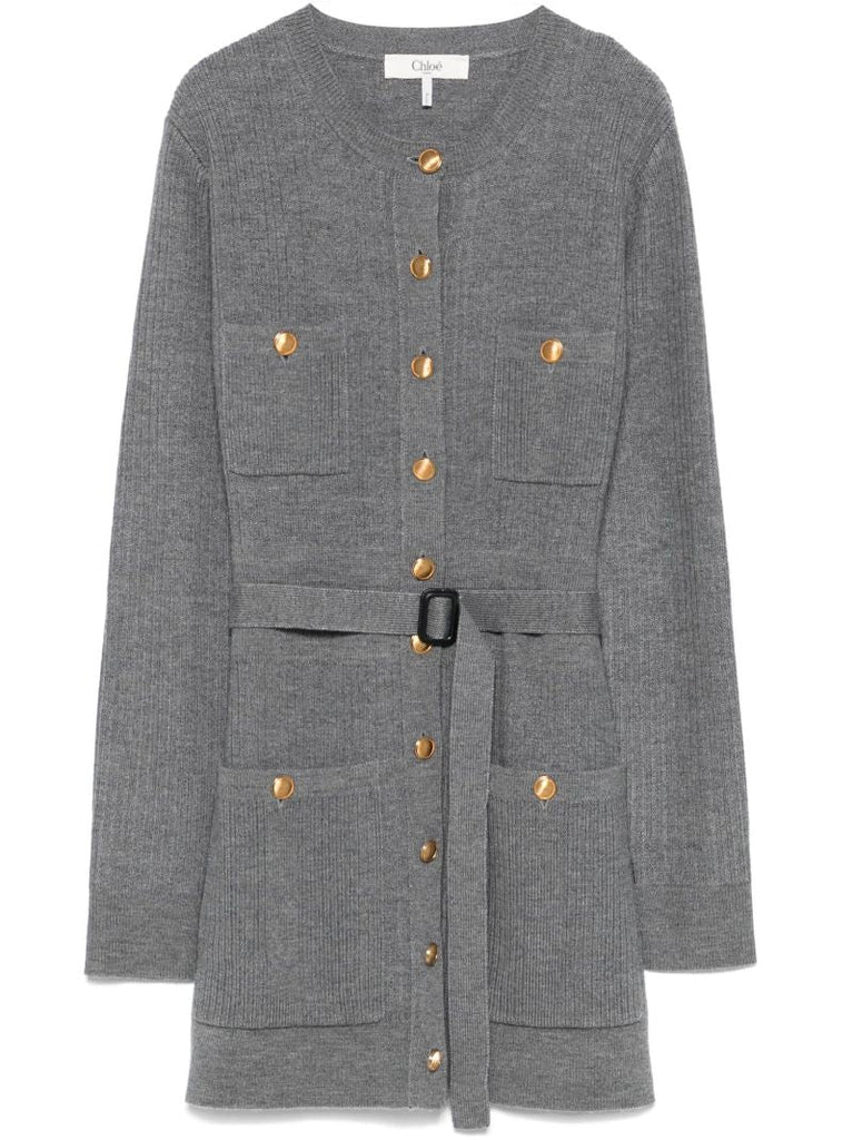 Wool Long Cardigan