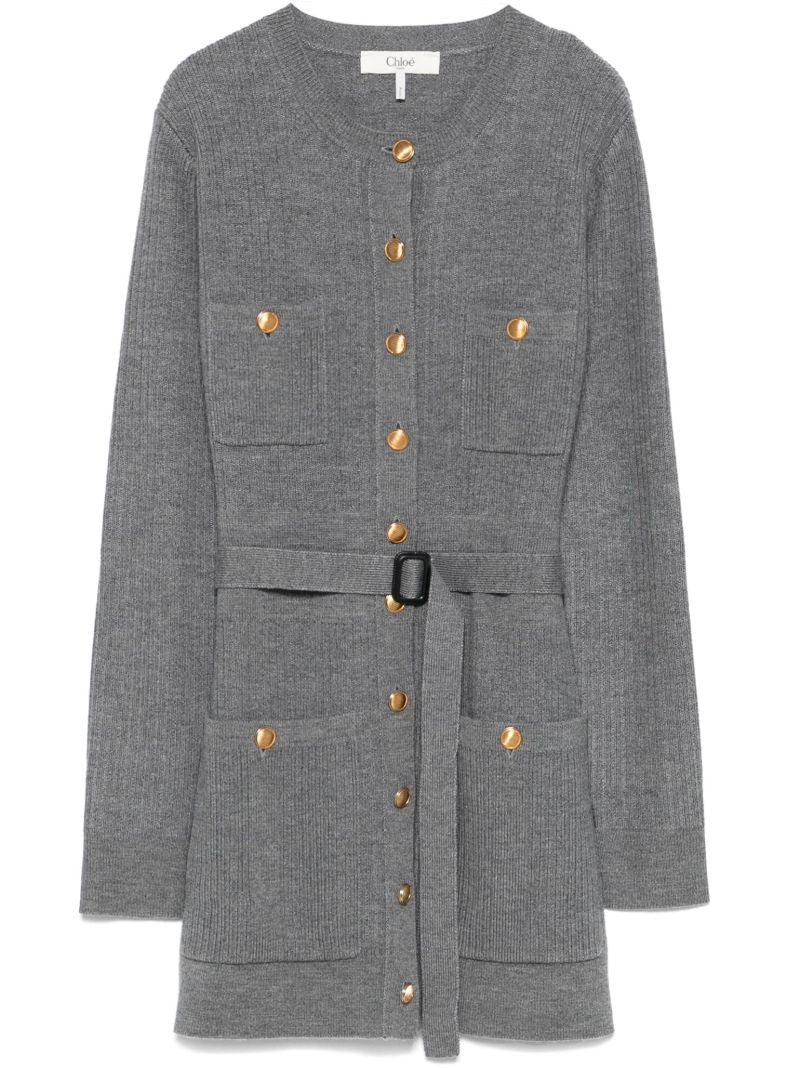 Wool Long Cardigan
