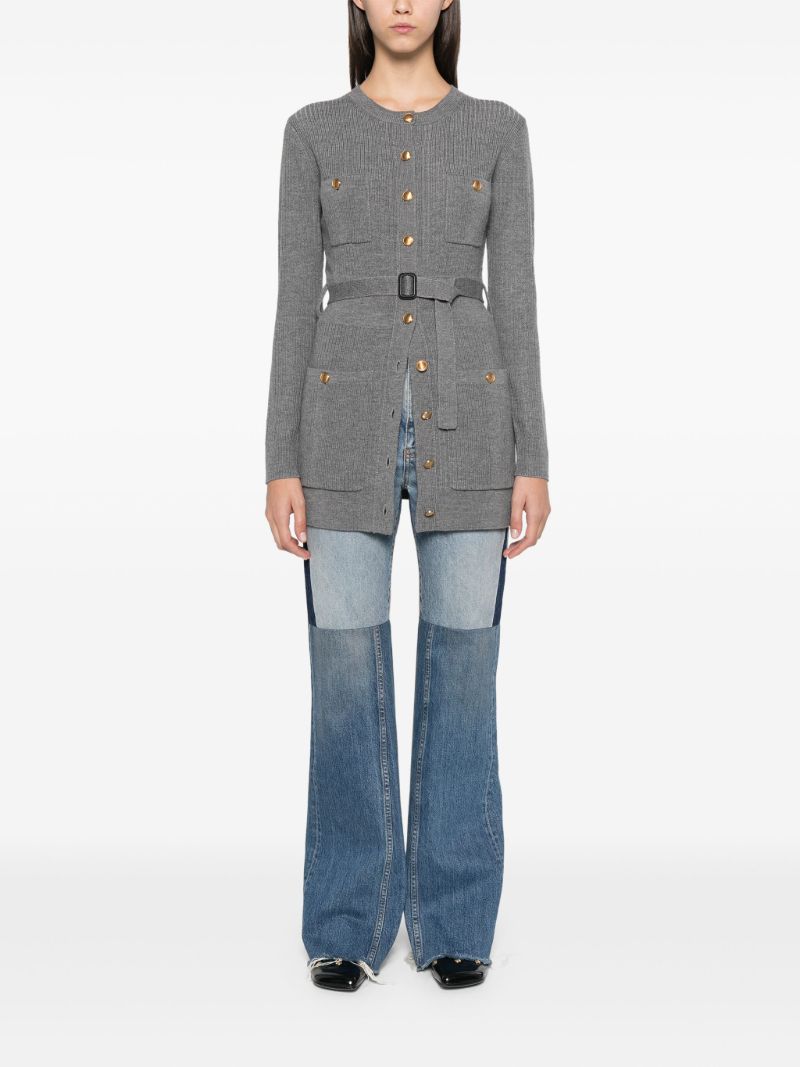 Patchwork Flared Jeans