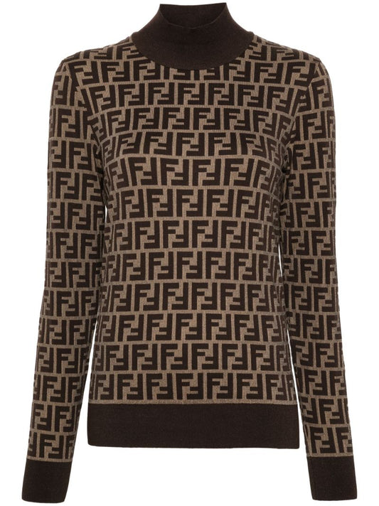 Ff High-neck Sweater