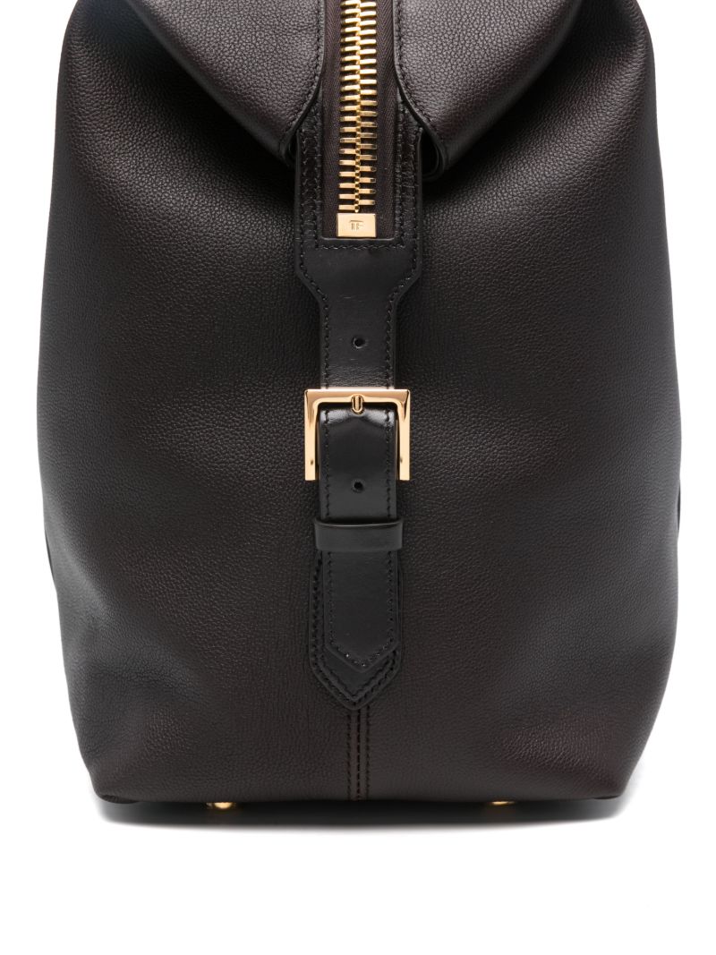 Leather Side-buckle Holdall