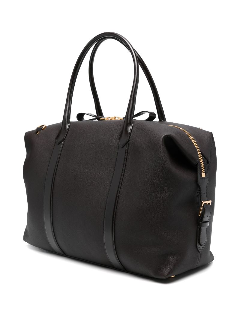 Leather Side-buckle Holdall
