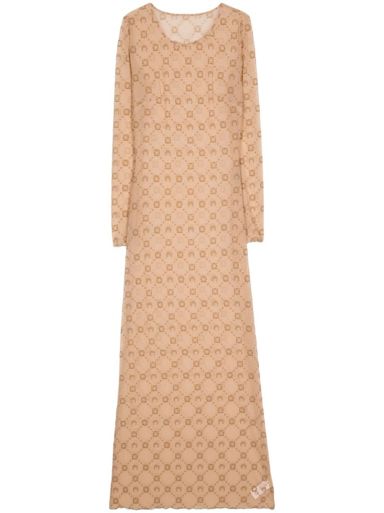 Neutral Moonogram Dress