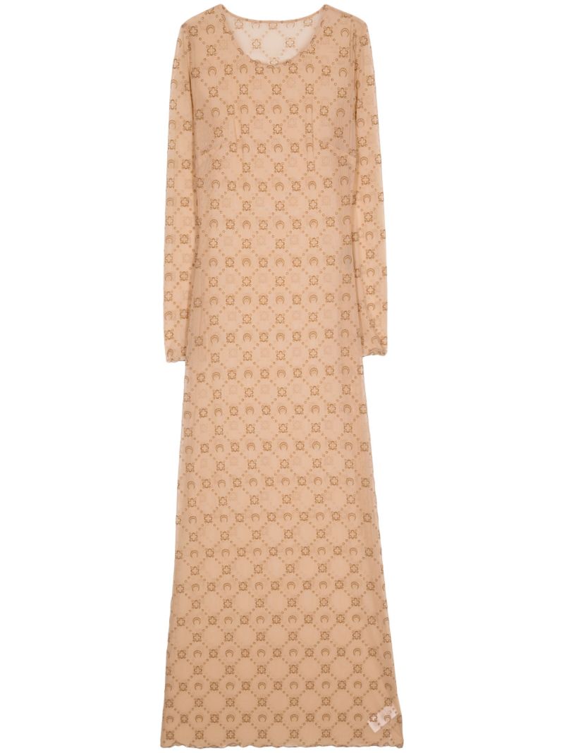 Neutral Moonogram Dress