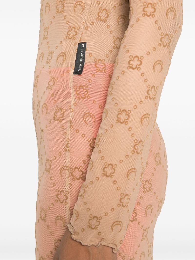 Neutral Moonogram Dress