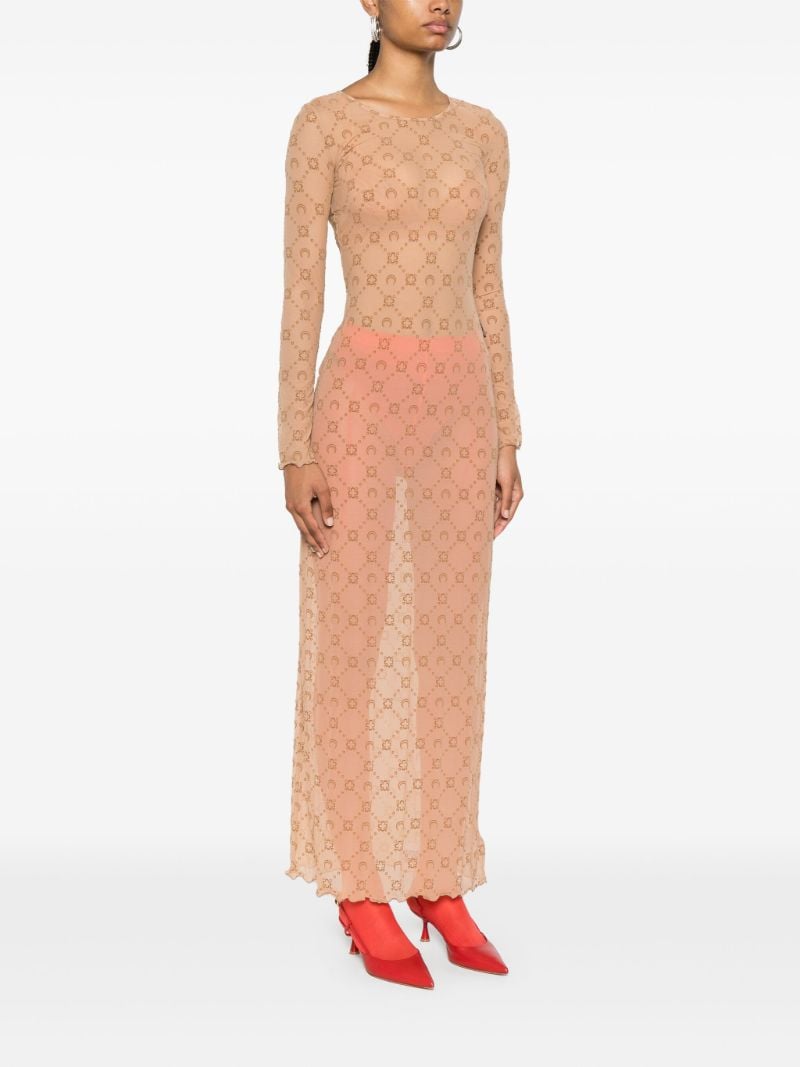 Neutral Moonogram Dress