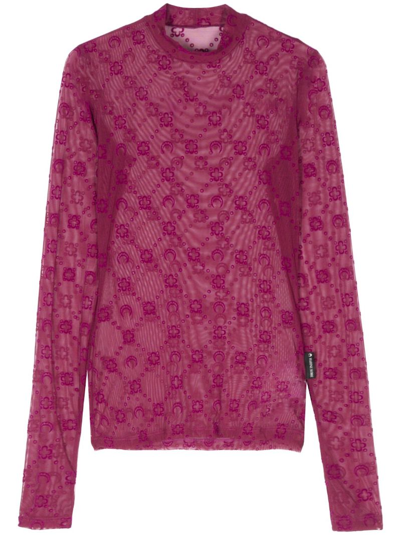 Moonogram Flock Top