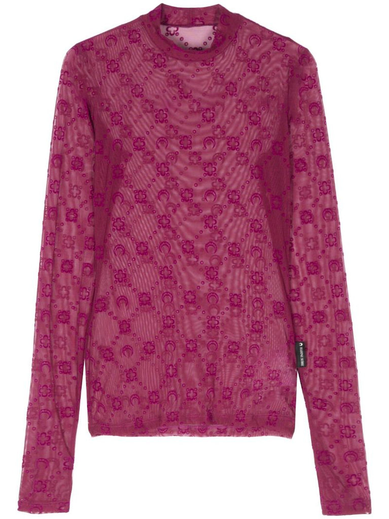 Moonogram Flock Top