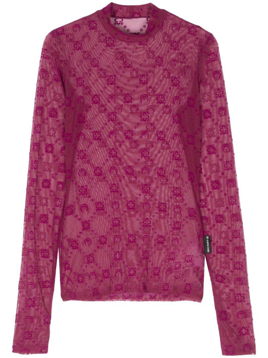 Moonogram Flock Top